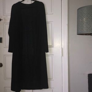 Black Duster cardigan